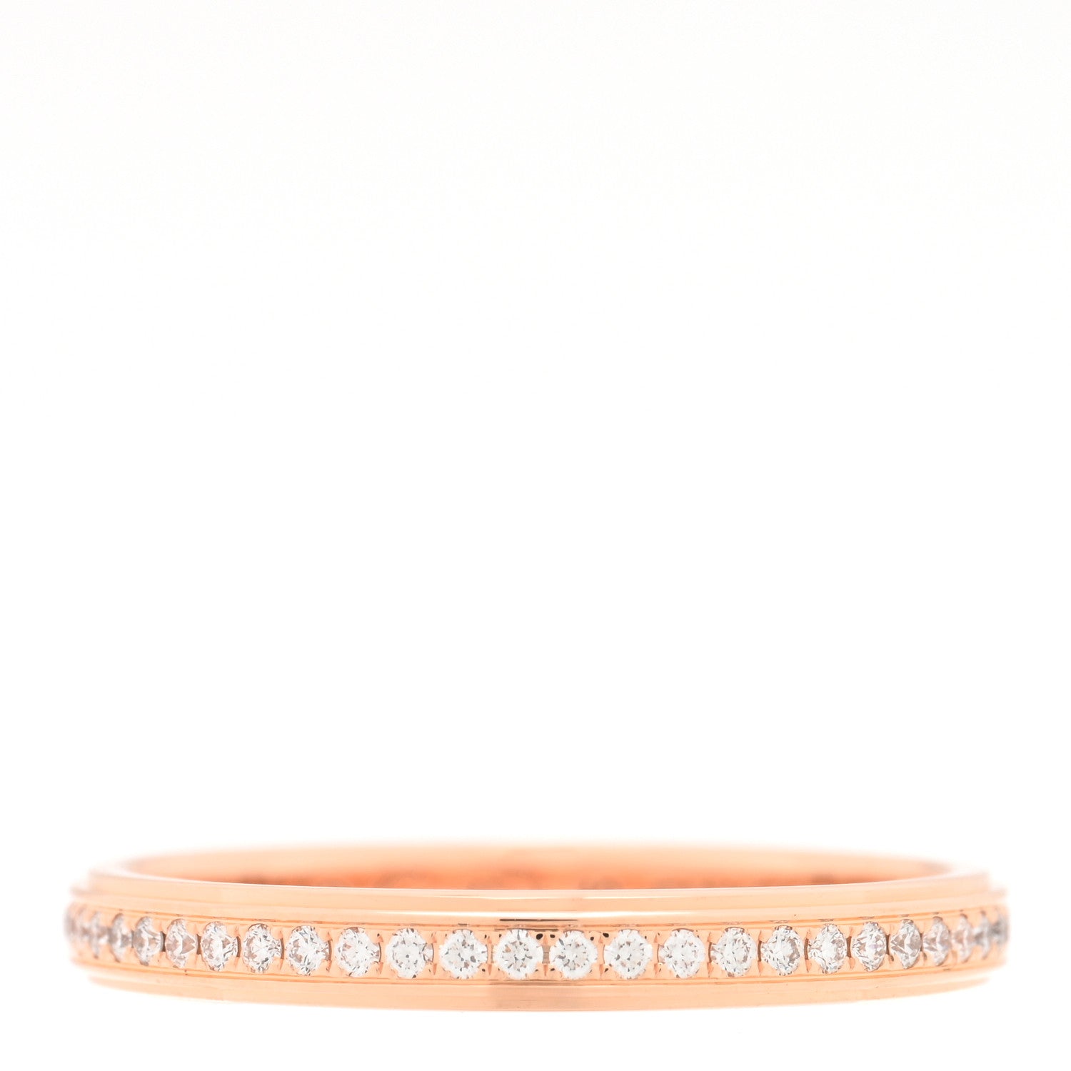 Cartier 18K Pink Gold Diamond 2.3mm D'Amour Wedding Band Ring 49 5 1 of 4