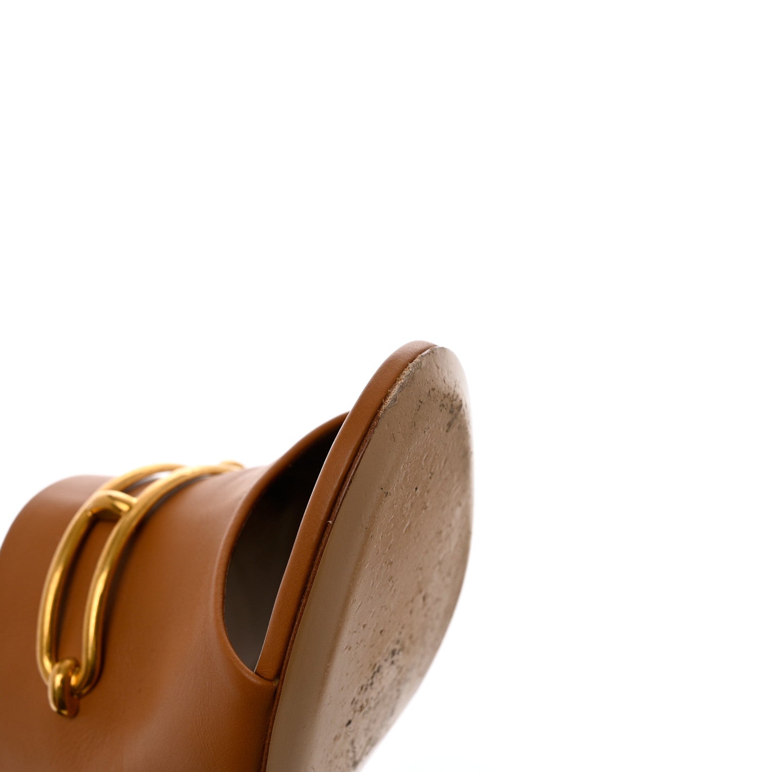 Hermes Calfskin Camilla Mules 36.5 Beige Dore 11 of 12
