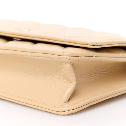Chanel Caviar Quilted Wallet on Chain WOC Beige 11 of 11