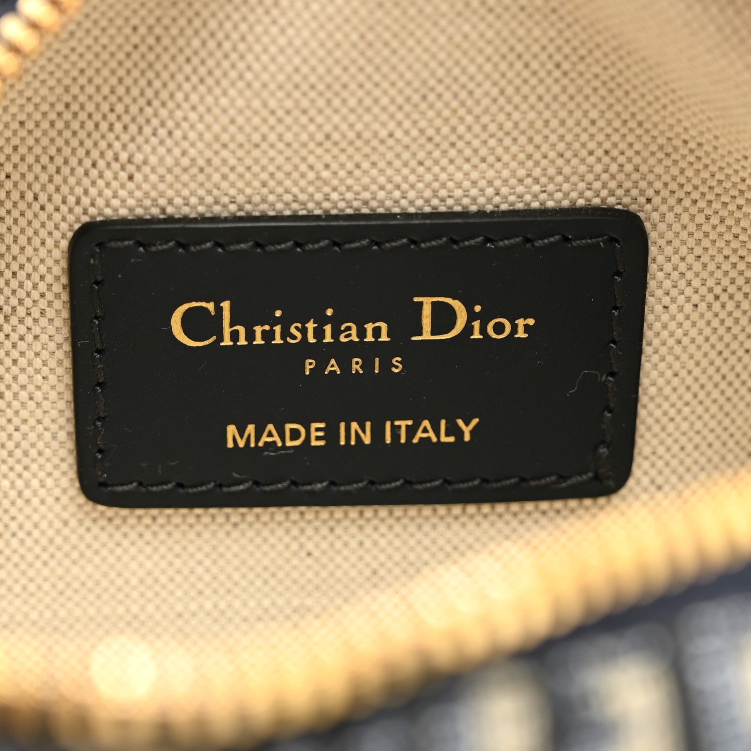 Christian Dior Oblique Nano Groove 17 Bag Blue 6 of 9