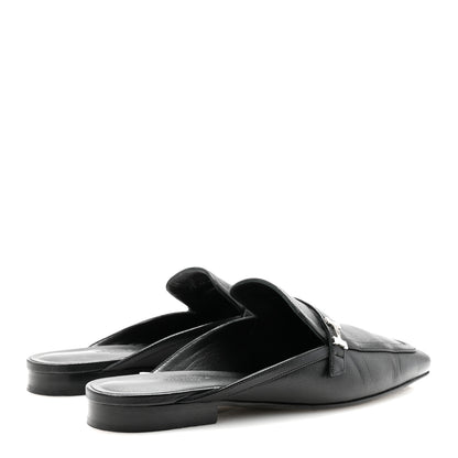 Hermes Goatskin Groupie Mules 39 Black 5 of 10