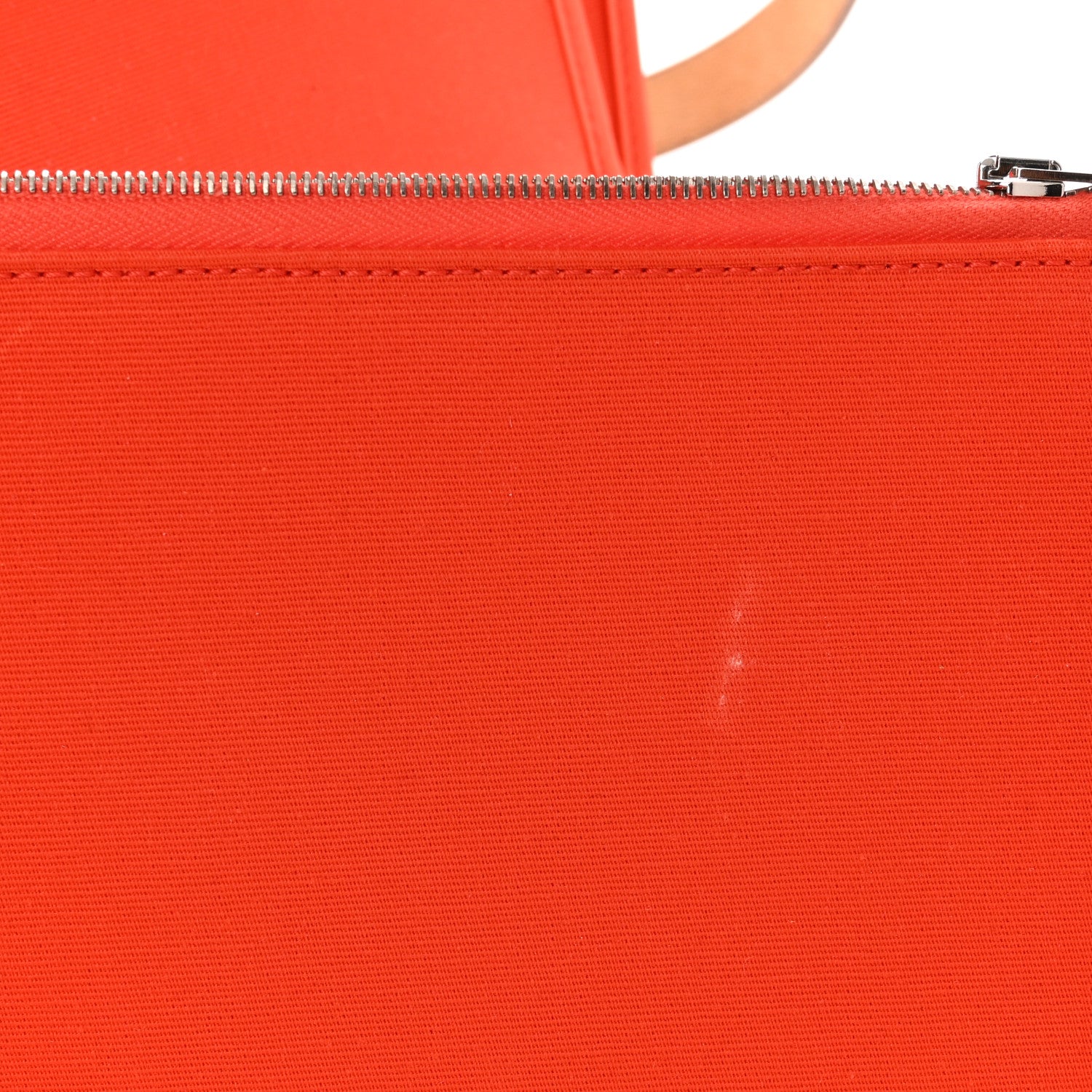 Hermes Vache Hunter Toile Herbag Zip 31 PM Capucine Fauve 12 of 13
