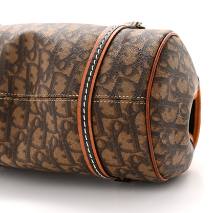 Christian Dior Monogram Romantique Trotter Flap Bag Brown 10 of 12