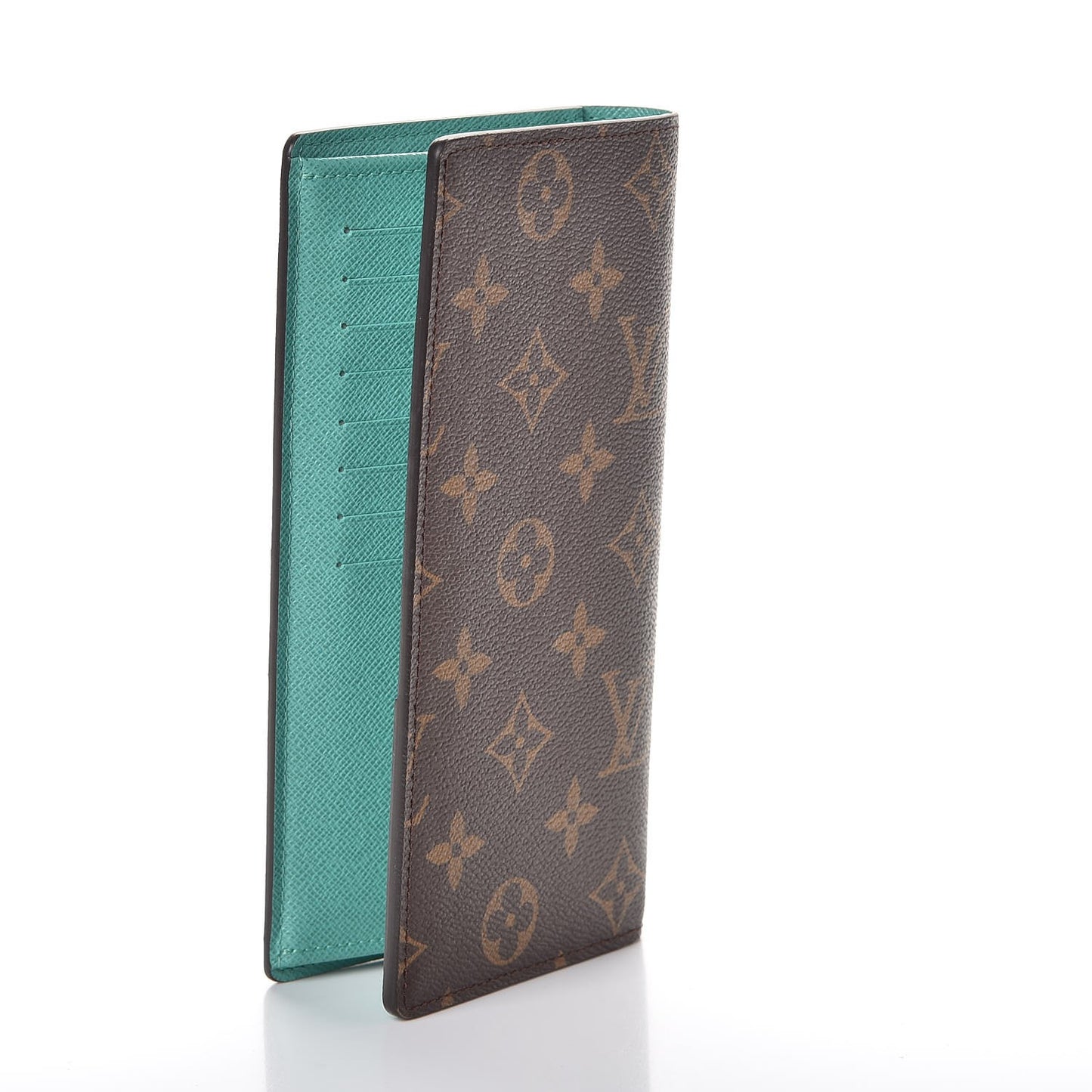 Monogram My LV Heritage Brazza Wallet Pink Turquoise