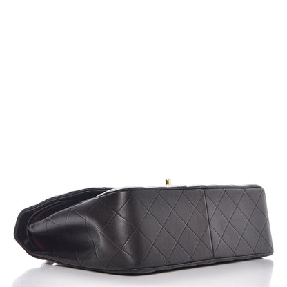 Chanel Lambskin Quilted Jumbo Double Flap Black 4 of 10