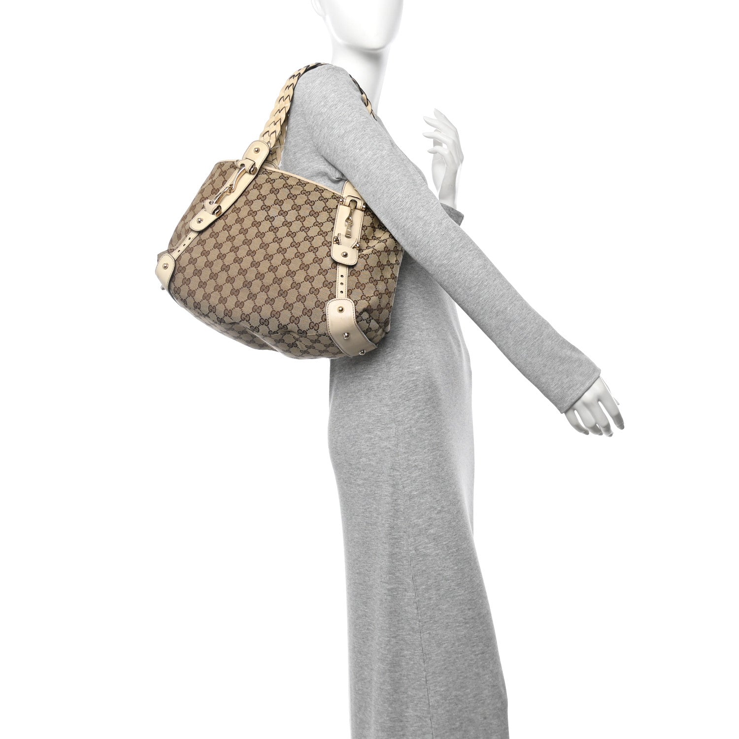Gucci Monogram Small Pelham Shoulder Bag Off White 2 of 20