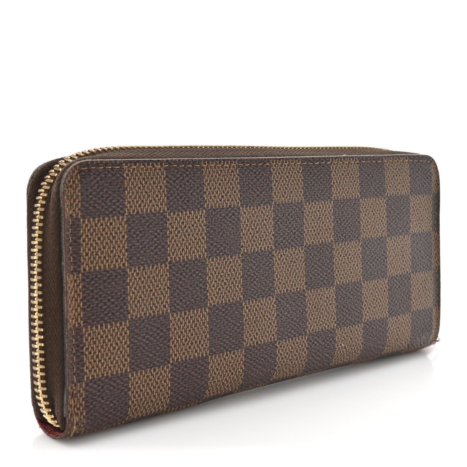 Louis Vuitton Damier Ebene Clemence Wallet Cherry 3 of 13