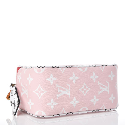 Louis Vuitton Monogram Giant Beach Pouch Rouge 4 of 9