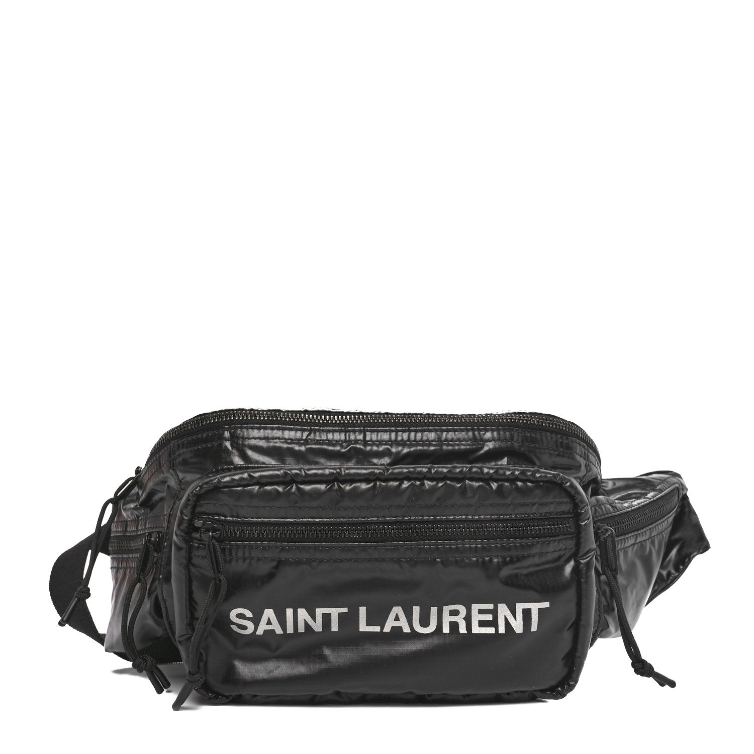 Saint Laurent Nylon Logo Nuxx Body Belt Bag Black 1 of 9