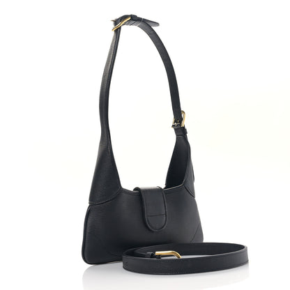 Gucci Goatskin Small GG Aphrodite Shoulder Bag Black 3 of 8