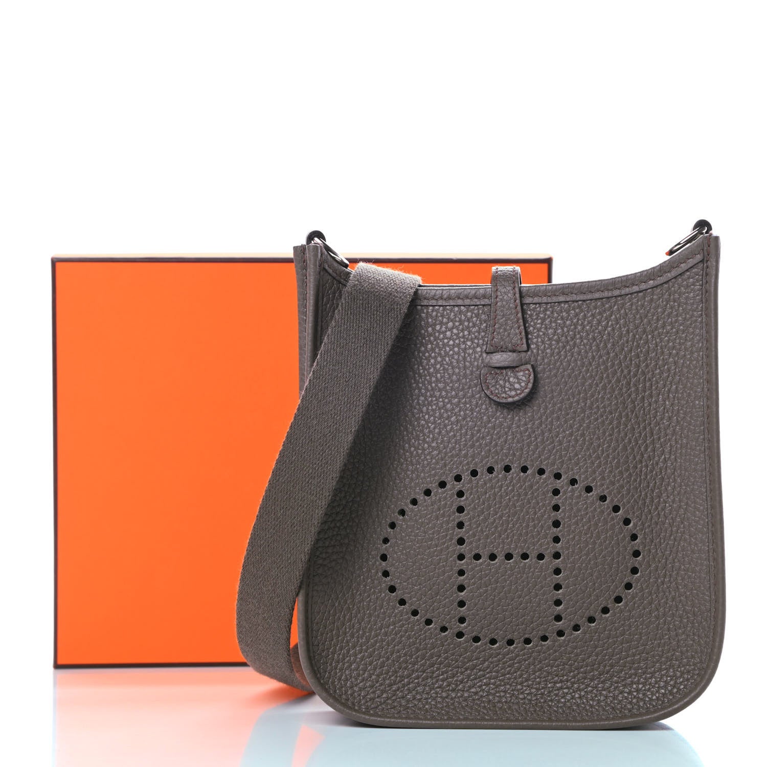 Hermes Taurillon Clemence Evelyne TPM Etain 11 of 11