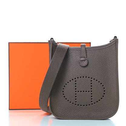 Hermes Taurillon Clemence Evelyne TPM Etain 11 of 11