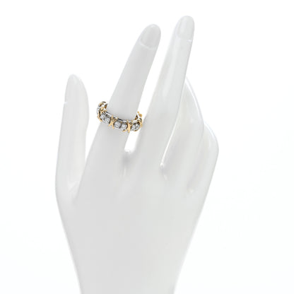 Tiffany Platinum 18K Yellow Gold Diamond Schlumberger Sixteen Stone Ring 55 7.25 2 of 6