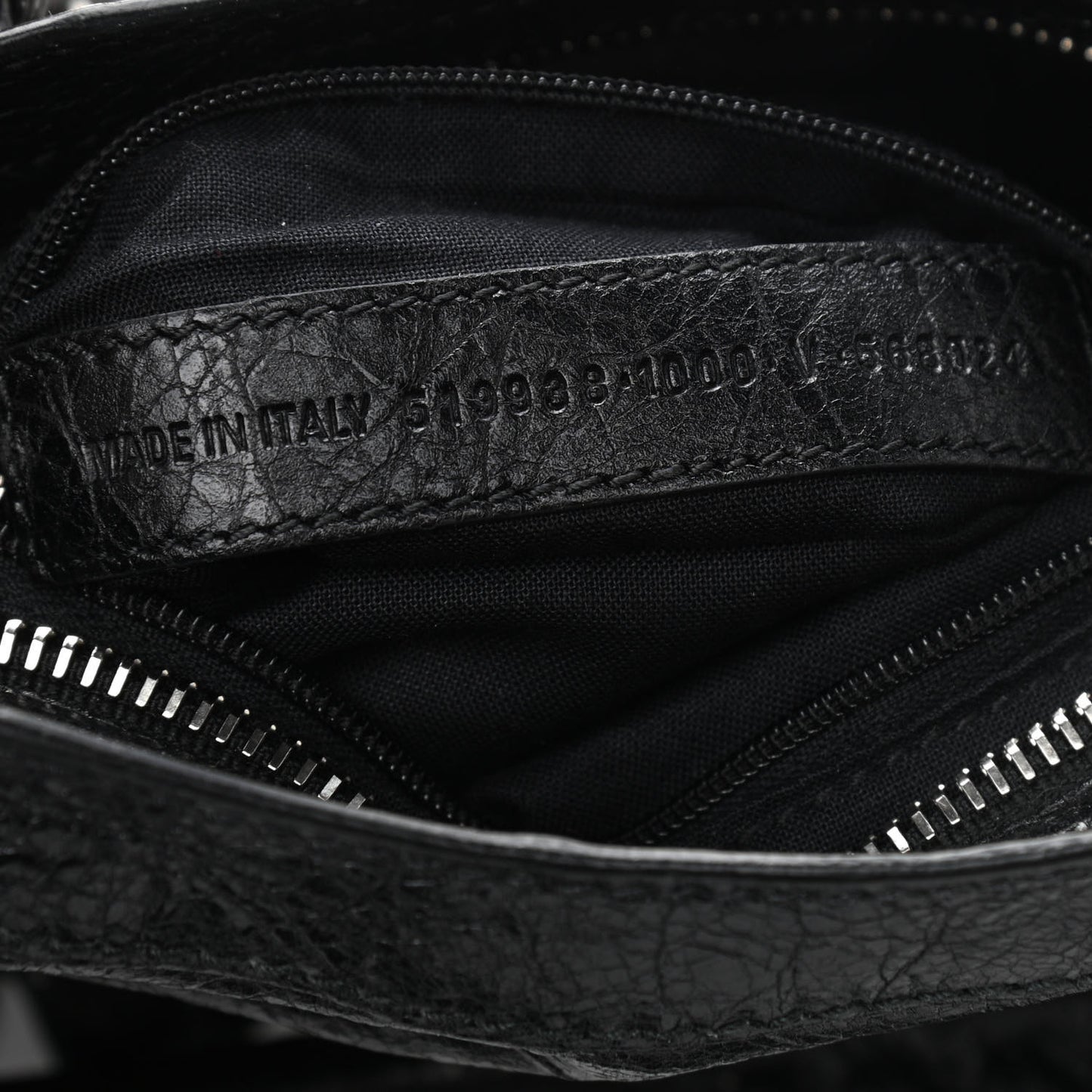 Agneau Giant 12 Silver Hardware Mini City Black