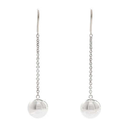 Tiffany Sterling Silver 10mm HardWear Ball Drop Earrings 1 of 3