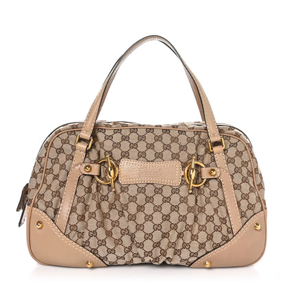 Gucci Monogram Jockey Boston Beige 1 of 11