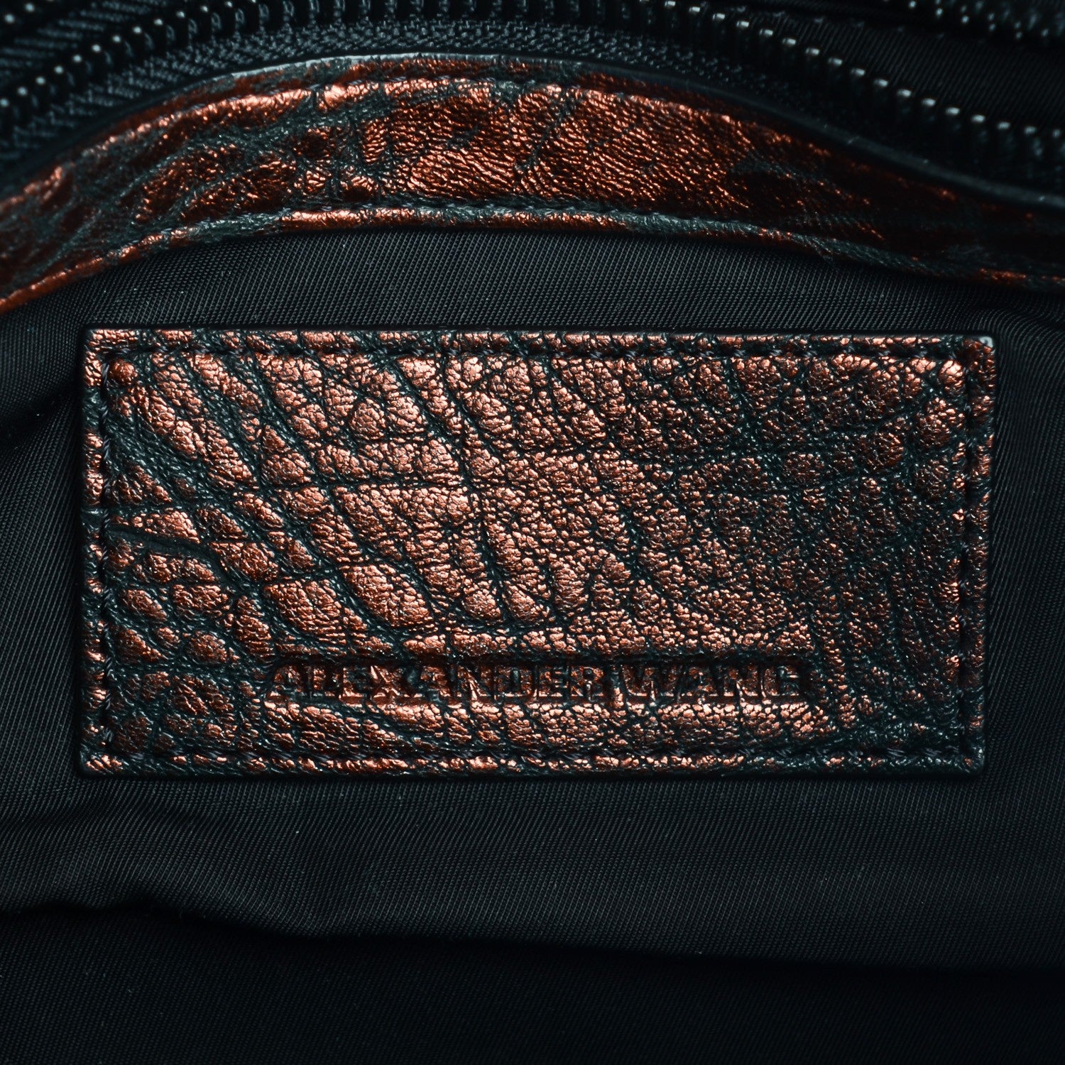 Alexander Wang Lambskin Rockie Bronze Matte Black Hardware 7 of 10