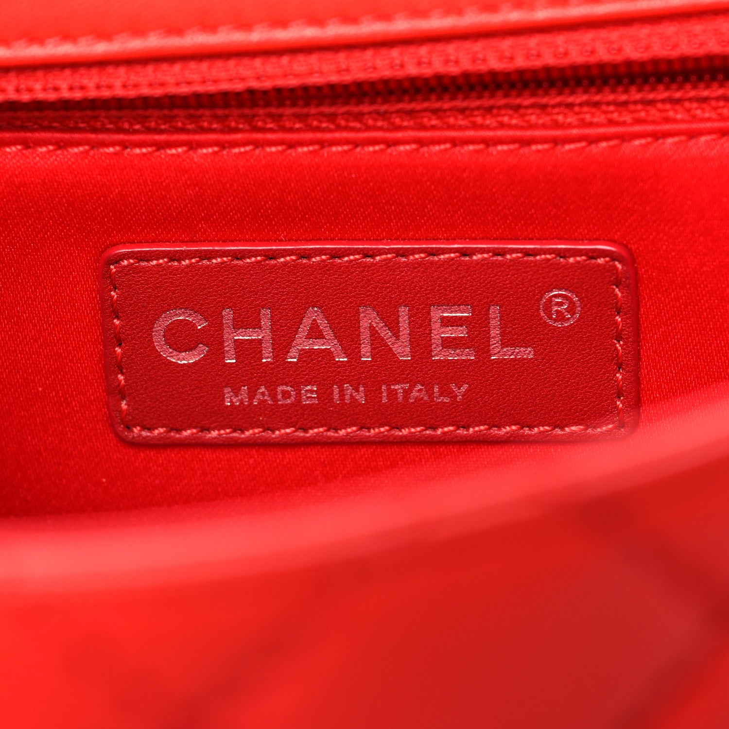 Chanel Lambskin Quilted Medium Easy Carry Flap Red 6 of 11