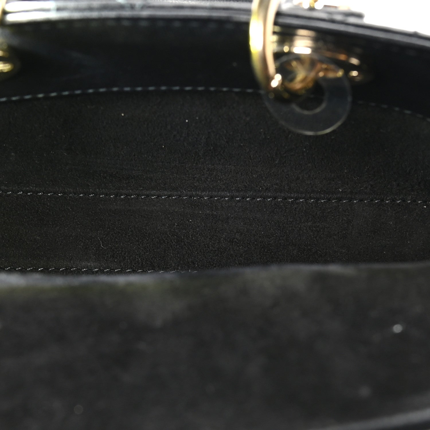 Christian Dior Lambskin Cannage Dioramour Micro Lady D-Joy Black 5 of 10