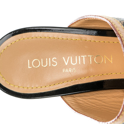 Louis Vuitton Monogram Multicolor Sandals 40 Black 8 of 8
