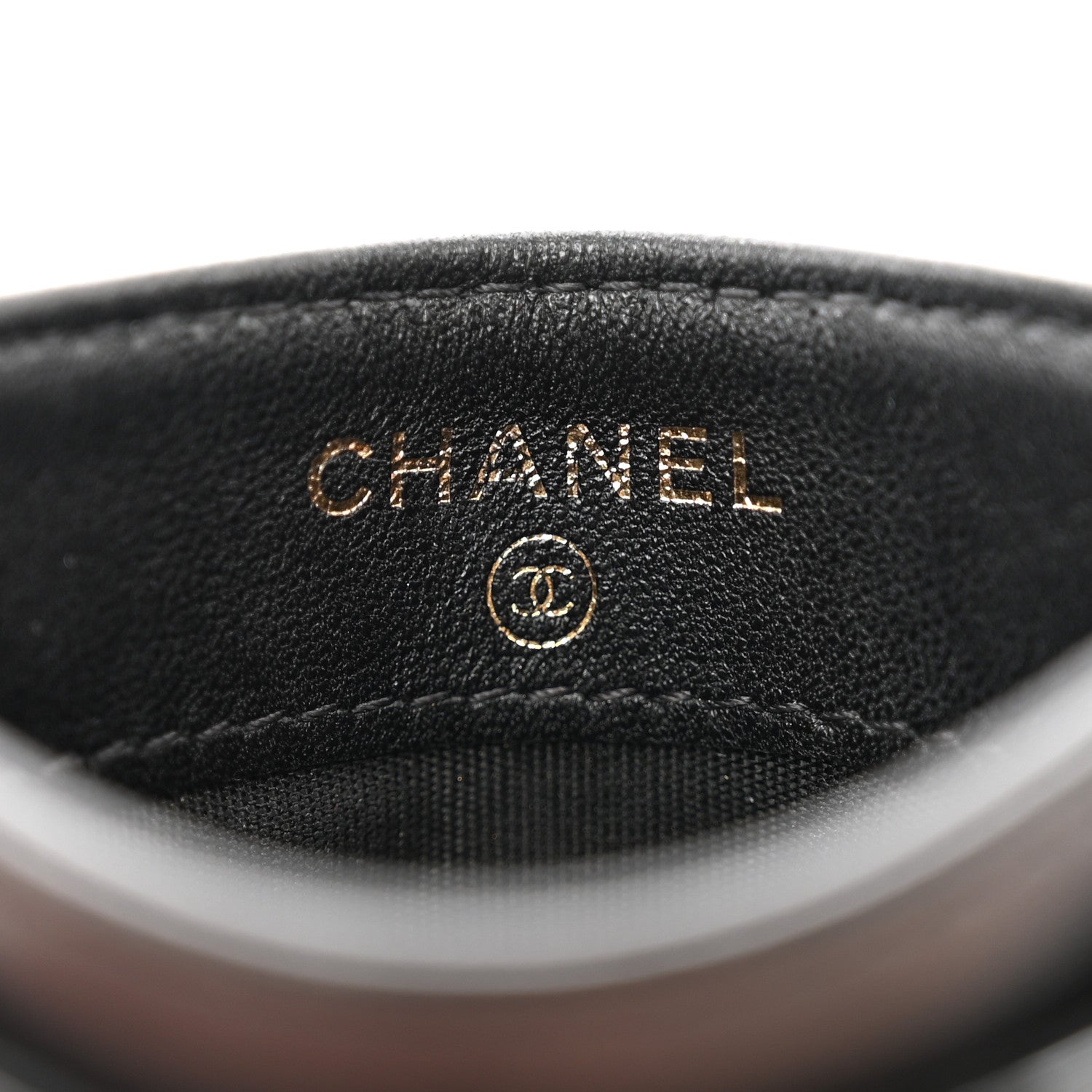 Chanel Patent Calfskin Quilted Card Holder Black 6 of 8