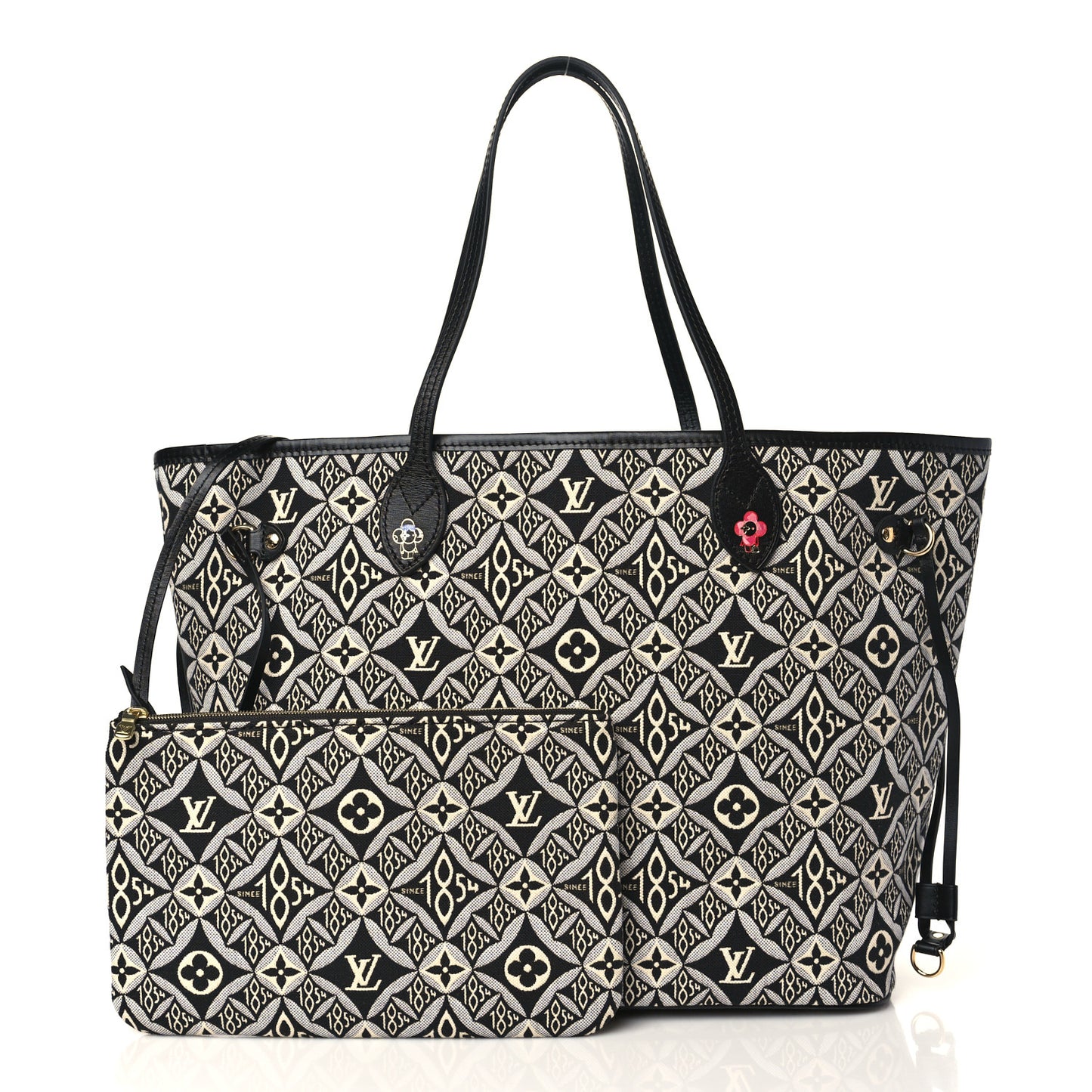 Jacquard Since 1854 Neverfull MM Grey