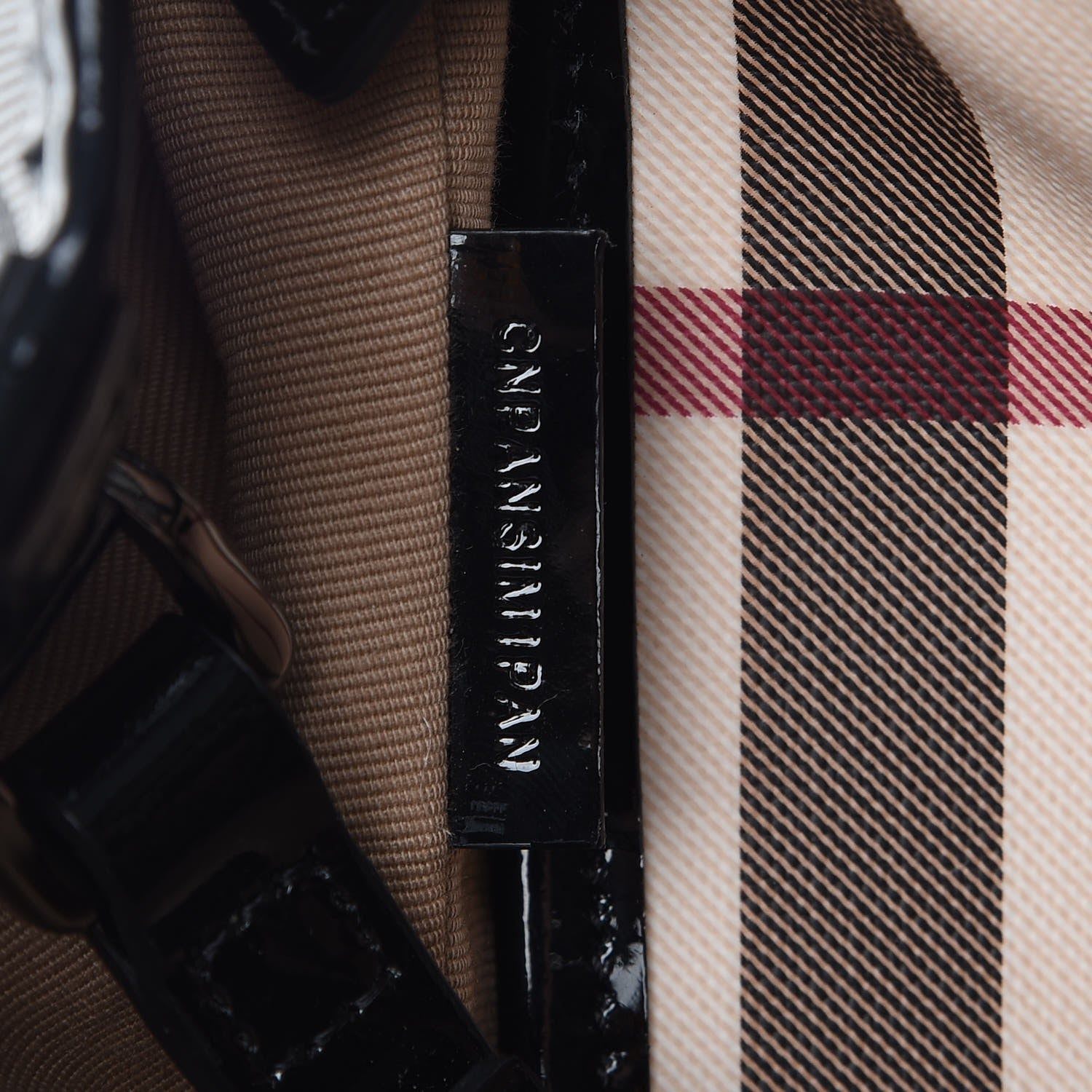 Burberry Nova Check Small Canterbury Tote Black 8 of 8