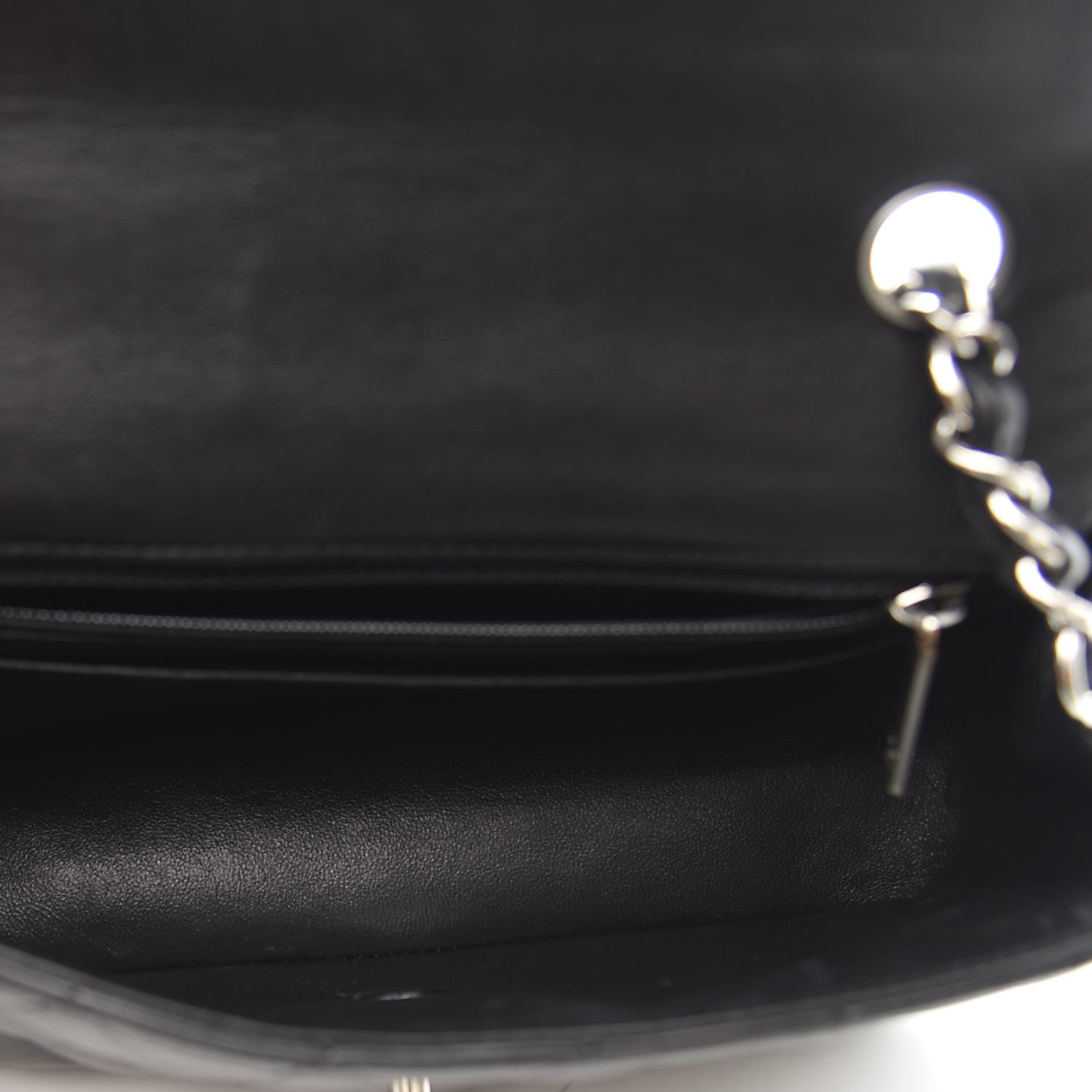 Chanel Lambskin Quilted Mini Rectangular Flap Black 4 of 10
