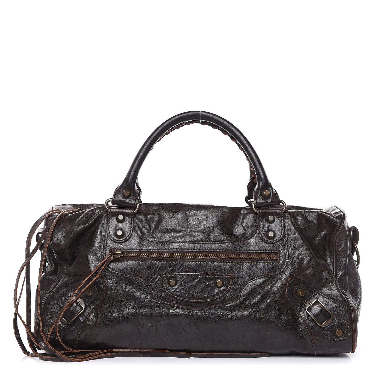 Chevre Classic Hardware Twiggy Chocolate