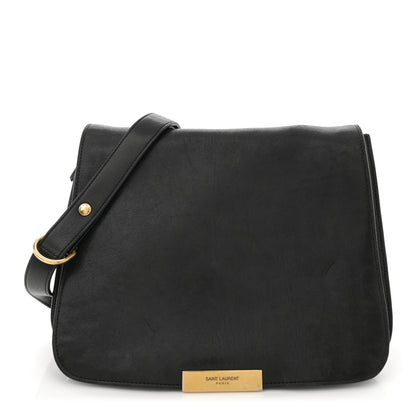 Saint Laurent Lambskin Amalia Flap Shoulder Bag Black 1 of 17