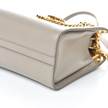 Chloe Shiny Calfskin Mini Annie Shoulder Bag Motty Grey 8 of 9