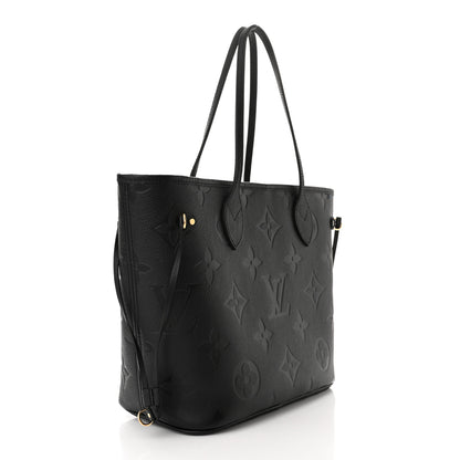 Louis Vuitton Empreinte Monogram Giant Neverfull MM Black 4 of 10