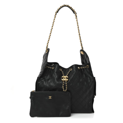 Chanel Caviar Quilted Medium Chanel 25 Handbag Black 3 of 15