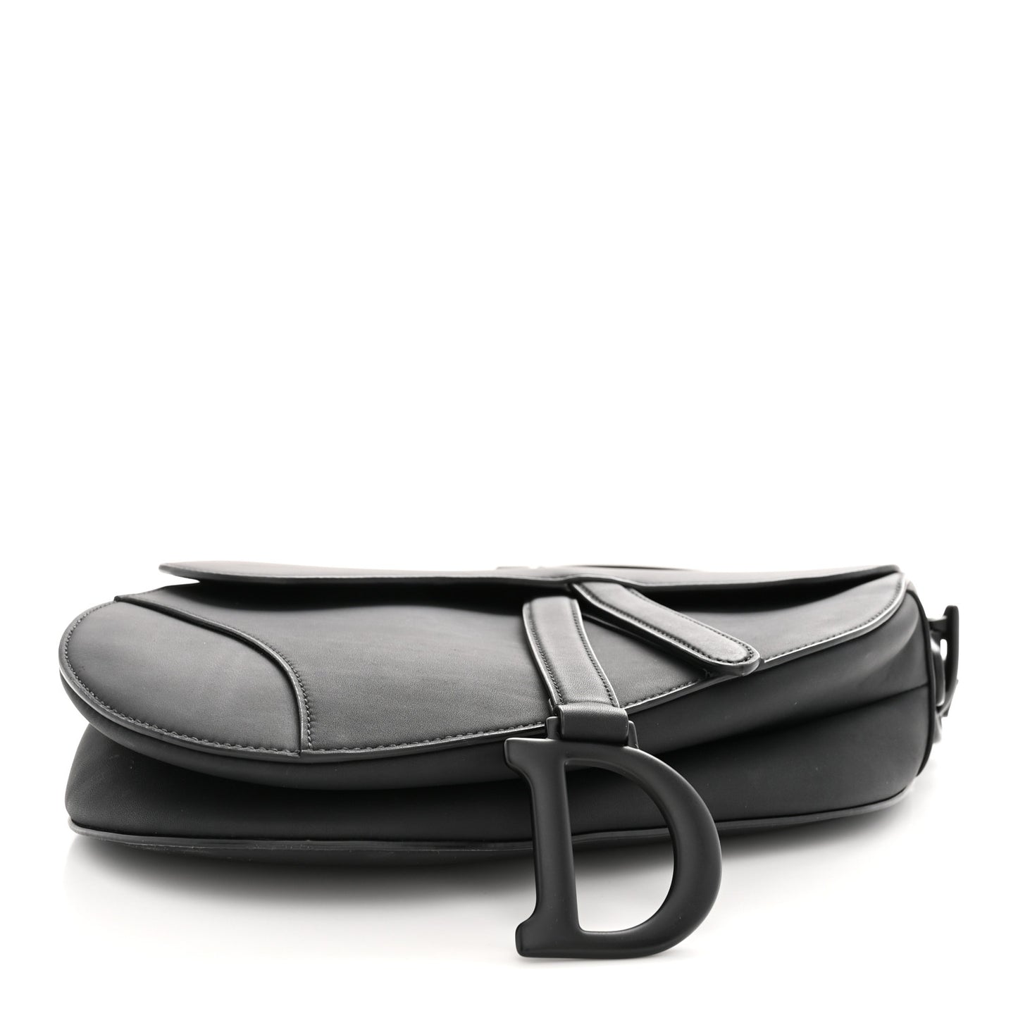 Ultra Matte Saddle Bag With Strap Black