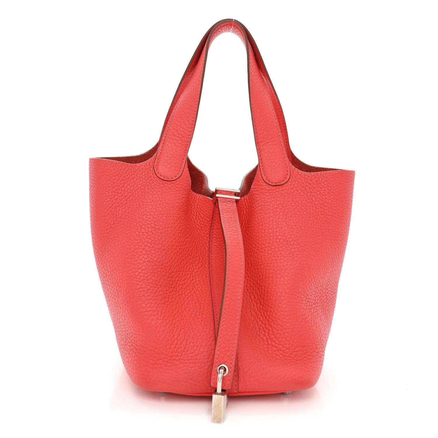 Hermes Taurillon Clemence Picotin Lock 18 PM Rose Jaipur 1 of 11