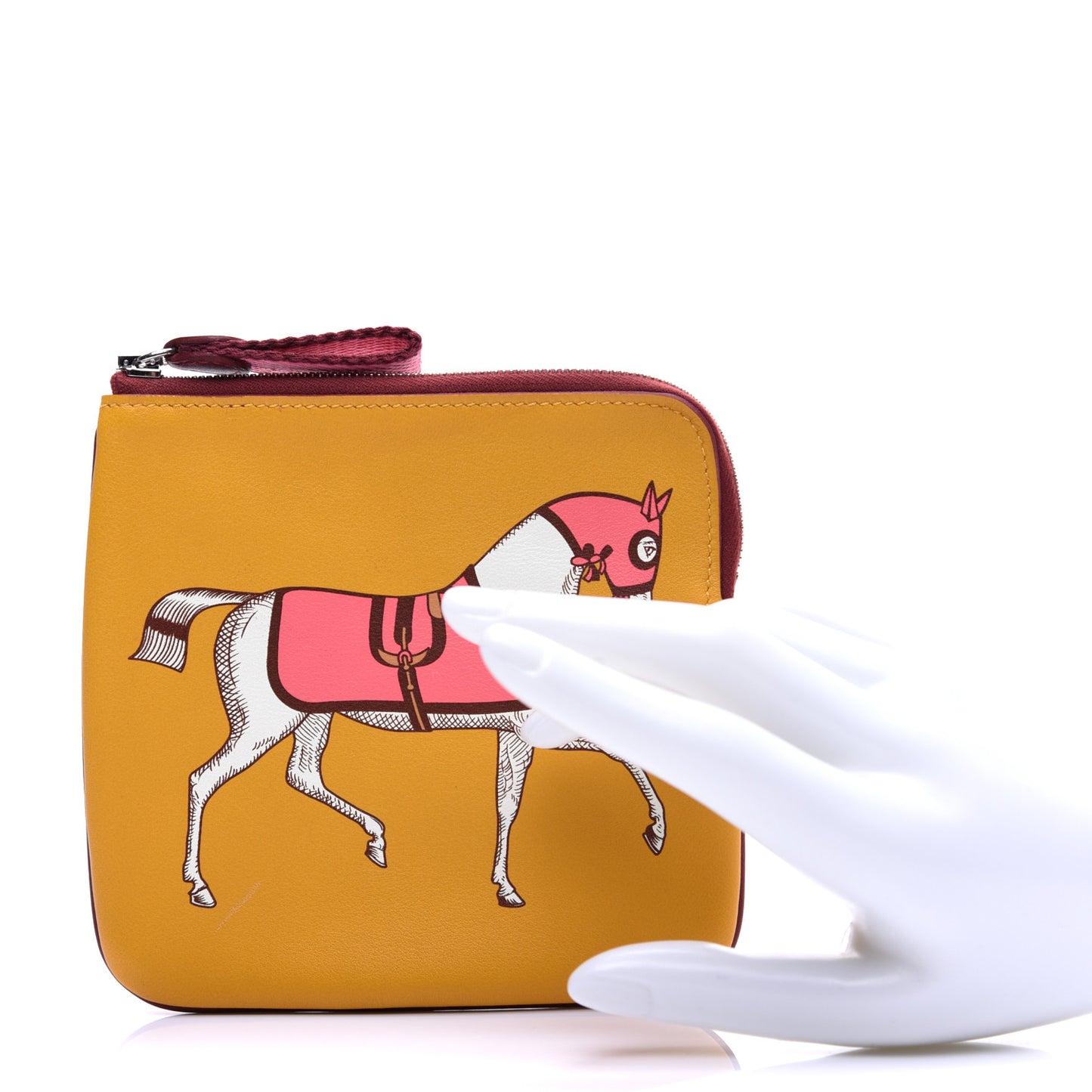Swift Couverture Nouvelle Carre Pocket Pouch Jaune Ambre Rose D'Ete