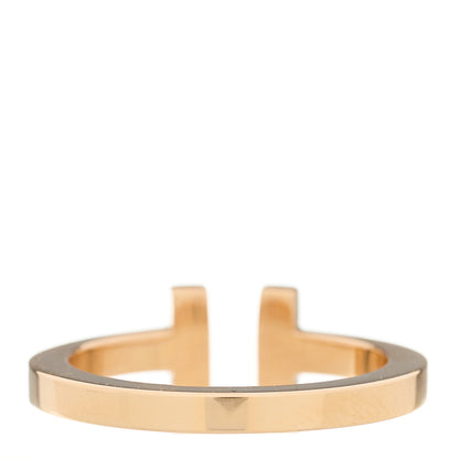 Tiffany 18K Rose Gold T Square Ring 59 8.75 6 of 7
