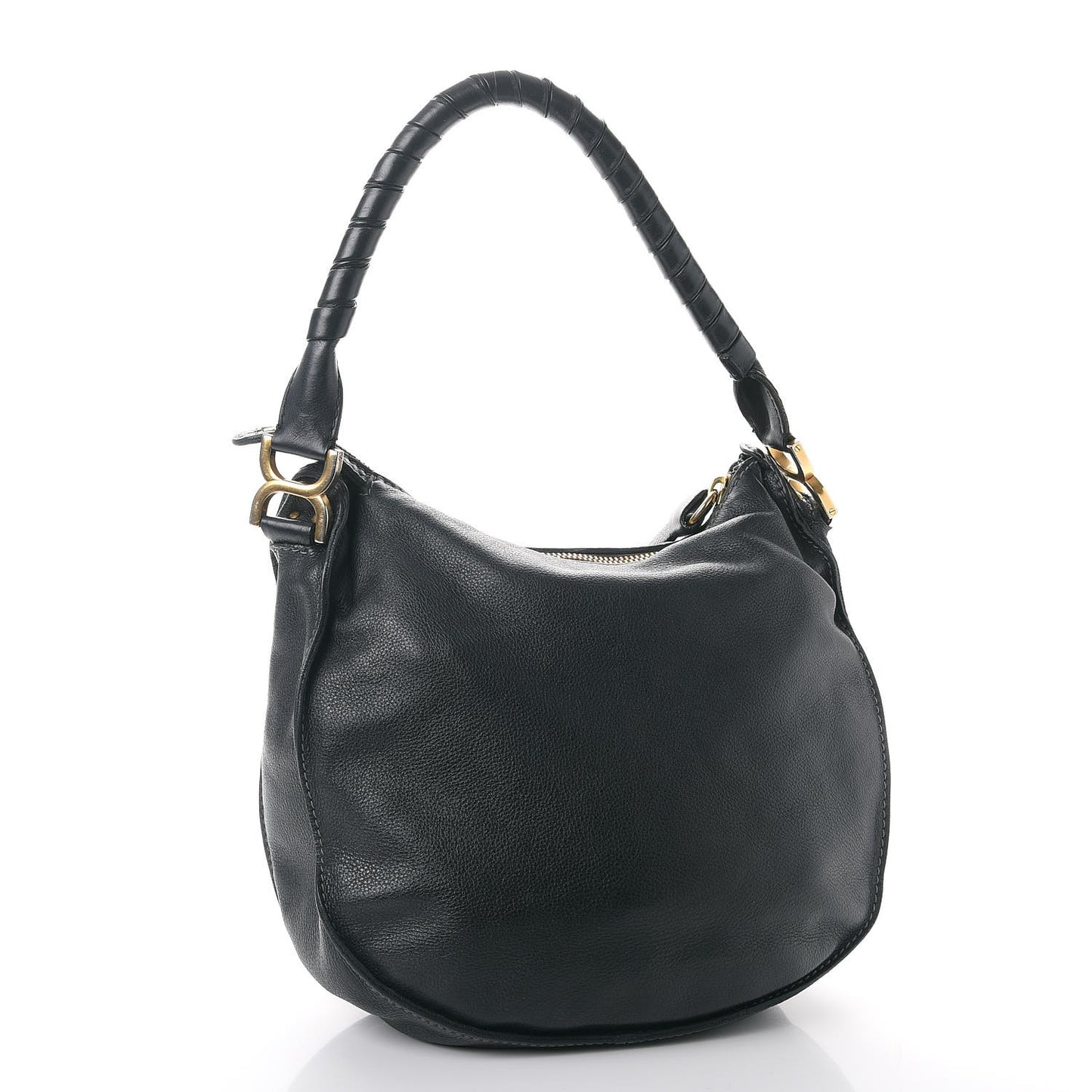 Calfskin Medium Marcie Hobo Navy