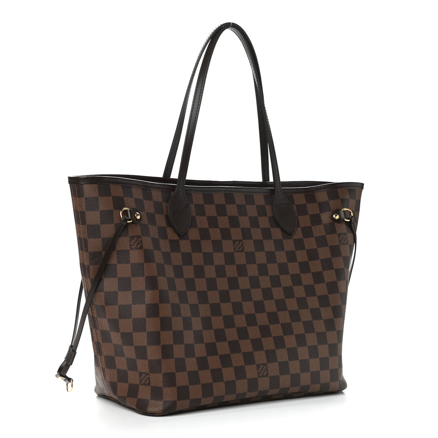 Damier Ebene Neo Neverfull MM Rose Ballerine
