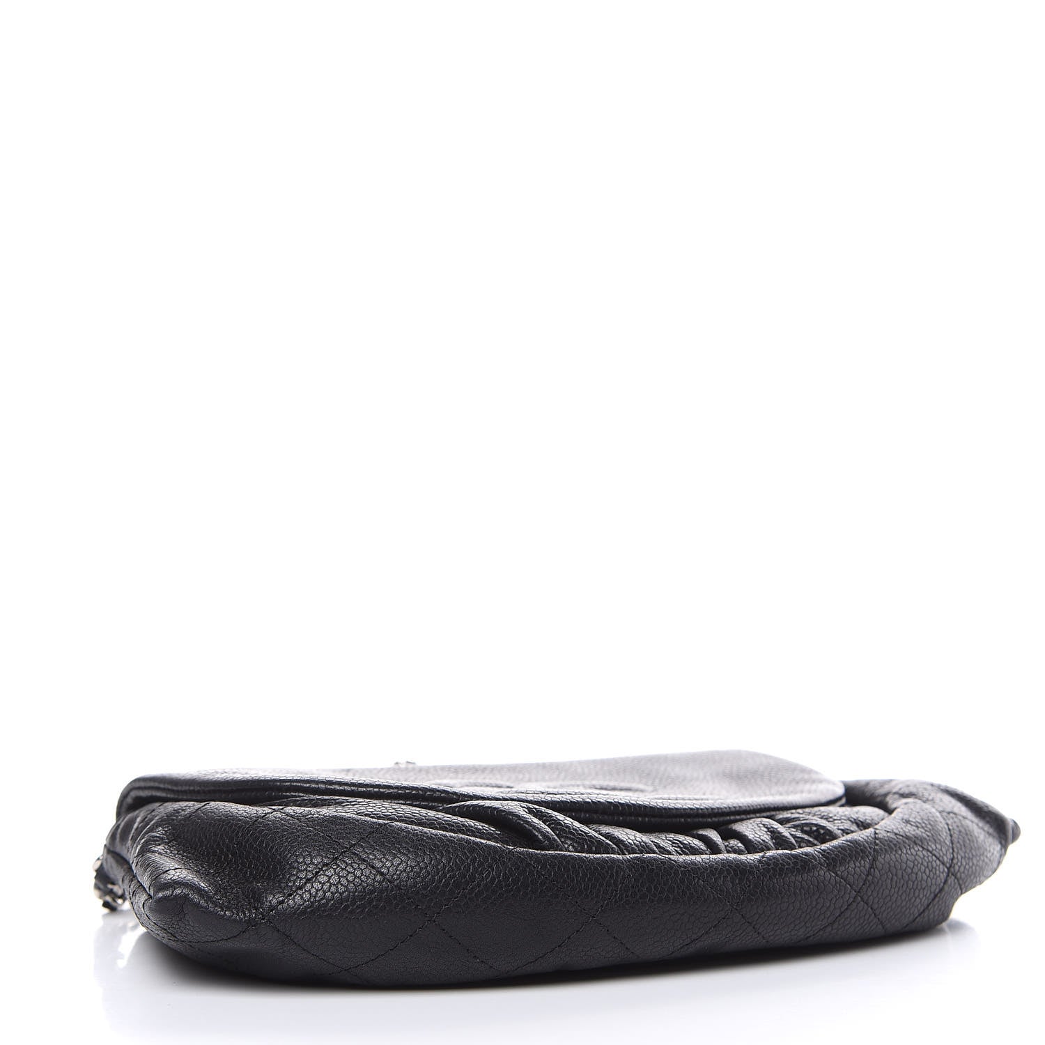 Chanel Caviar Half Moon Wallet On Chain WOC Black 4 of 11