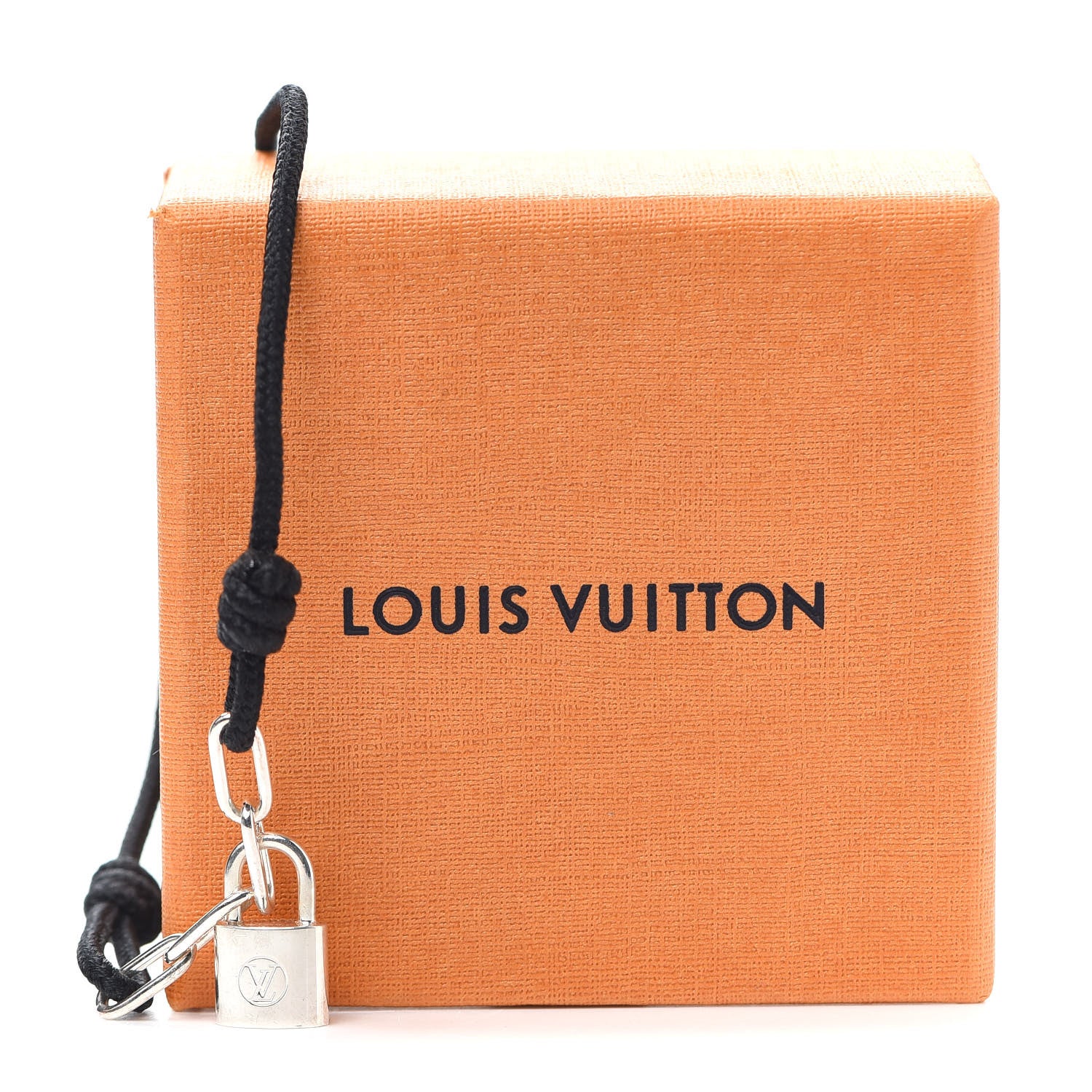 Louis Vuitton Sterling Silver Lockit Bracelet Black 5 of 5