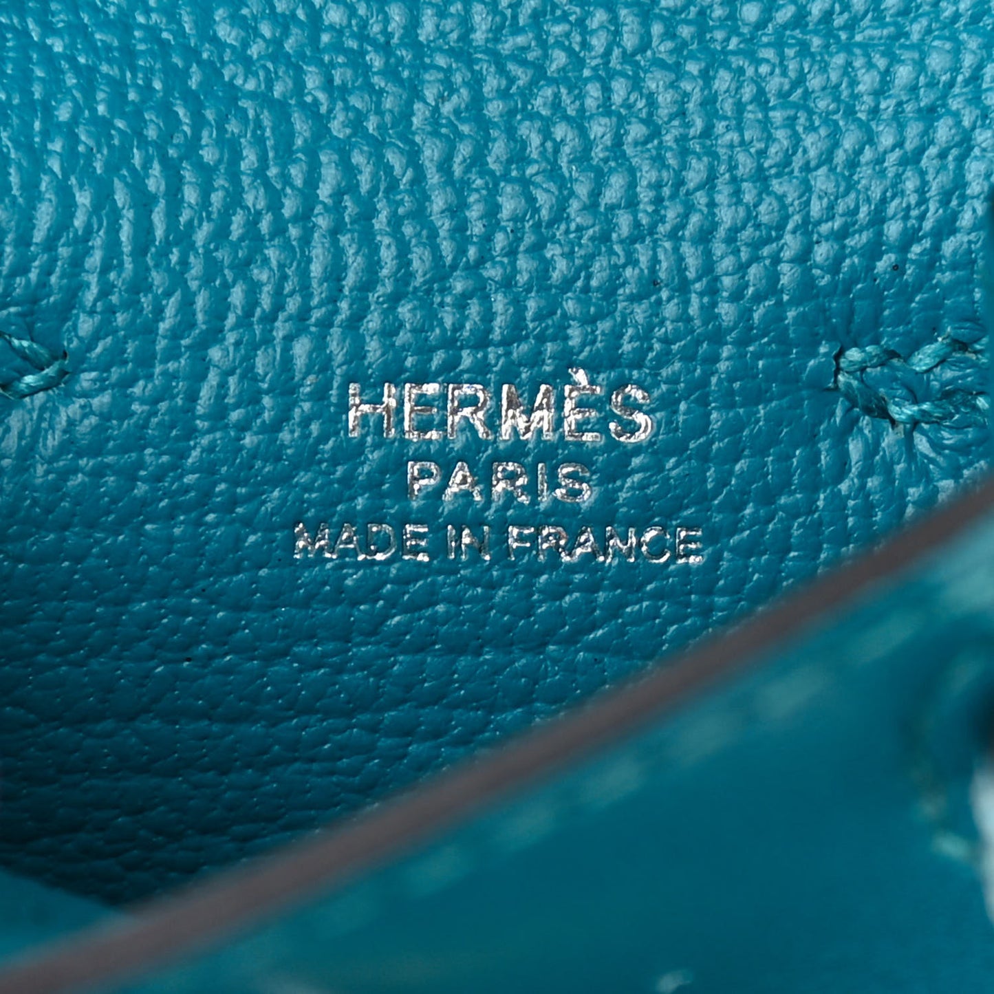 Tadelakt Chevre Mysore Kelly Quelle Idole Bag Charm Bleu Izmir Jaune Bourgeon Bleu Brume Vert Bosphore