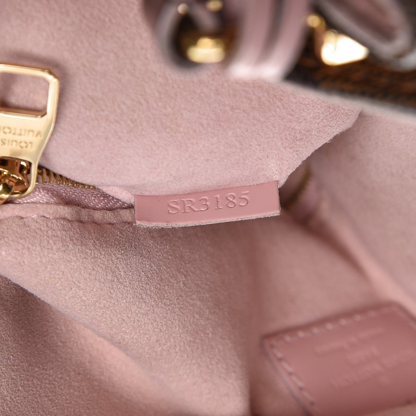 Damier Ebene Caissa Hobo Rose Ballerine