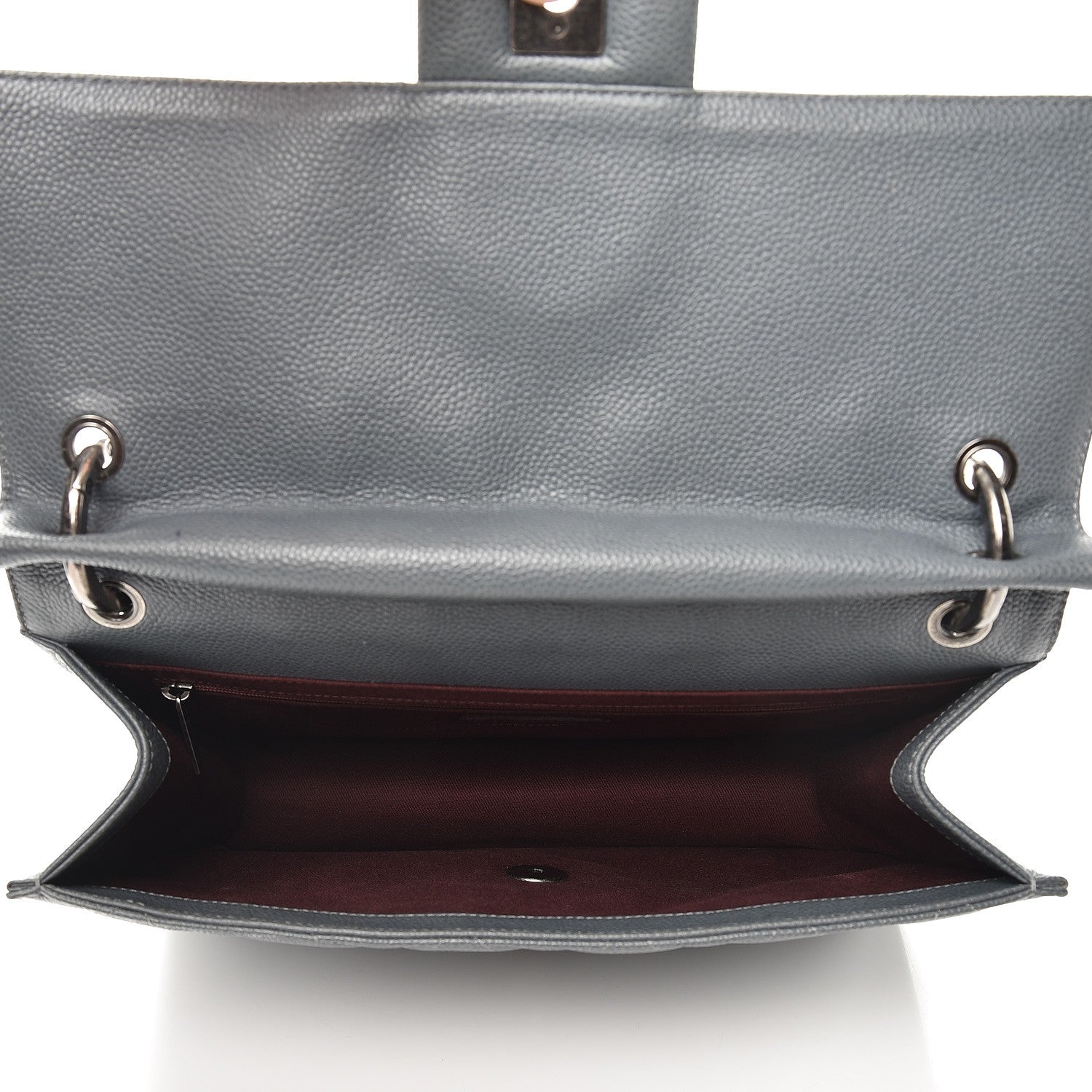 Chanel Caviar Quilted Large Retro Class Flap Grey 6 of 15