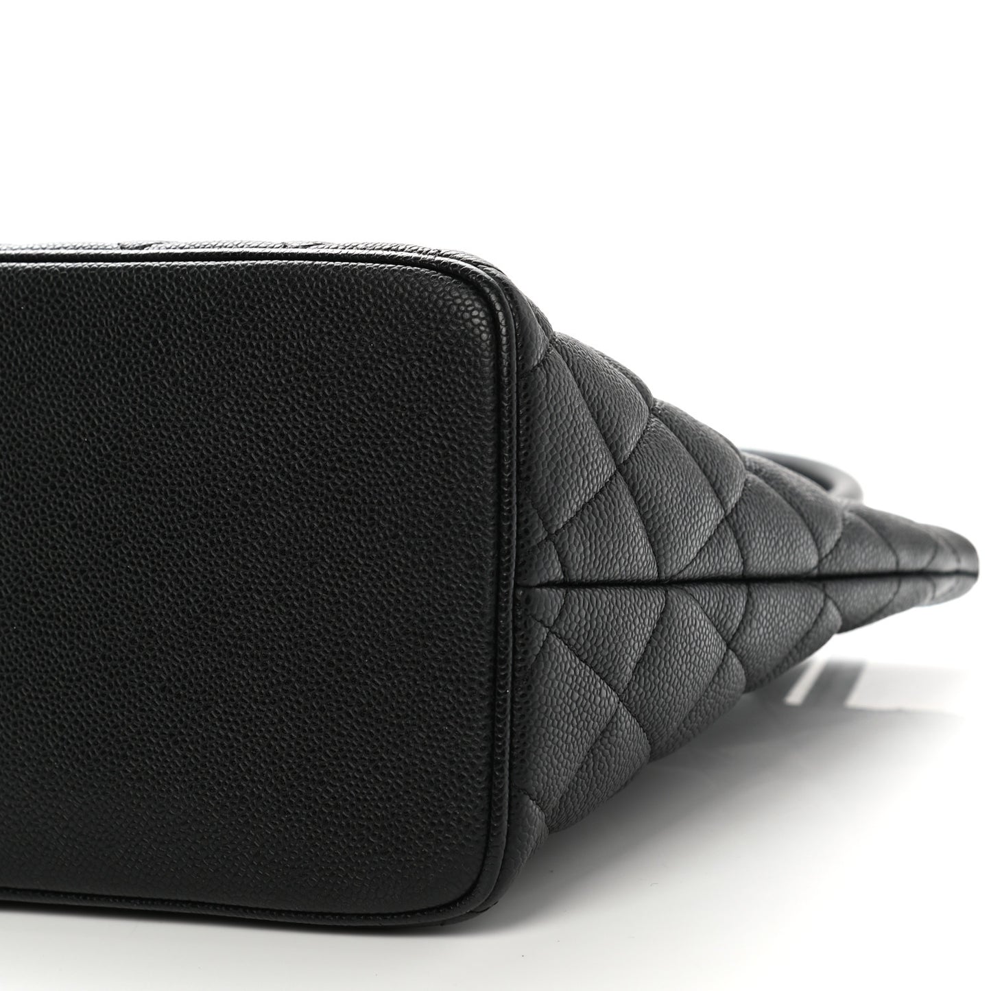Caviar Quilted Medallion Tote Black