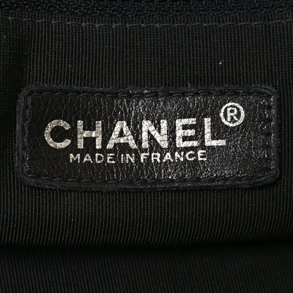 Chanel Lambskin Horizontal Quilt Jumbo Mademoiselle Flap Black 6 of 10