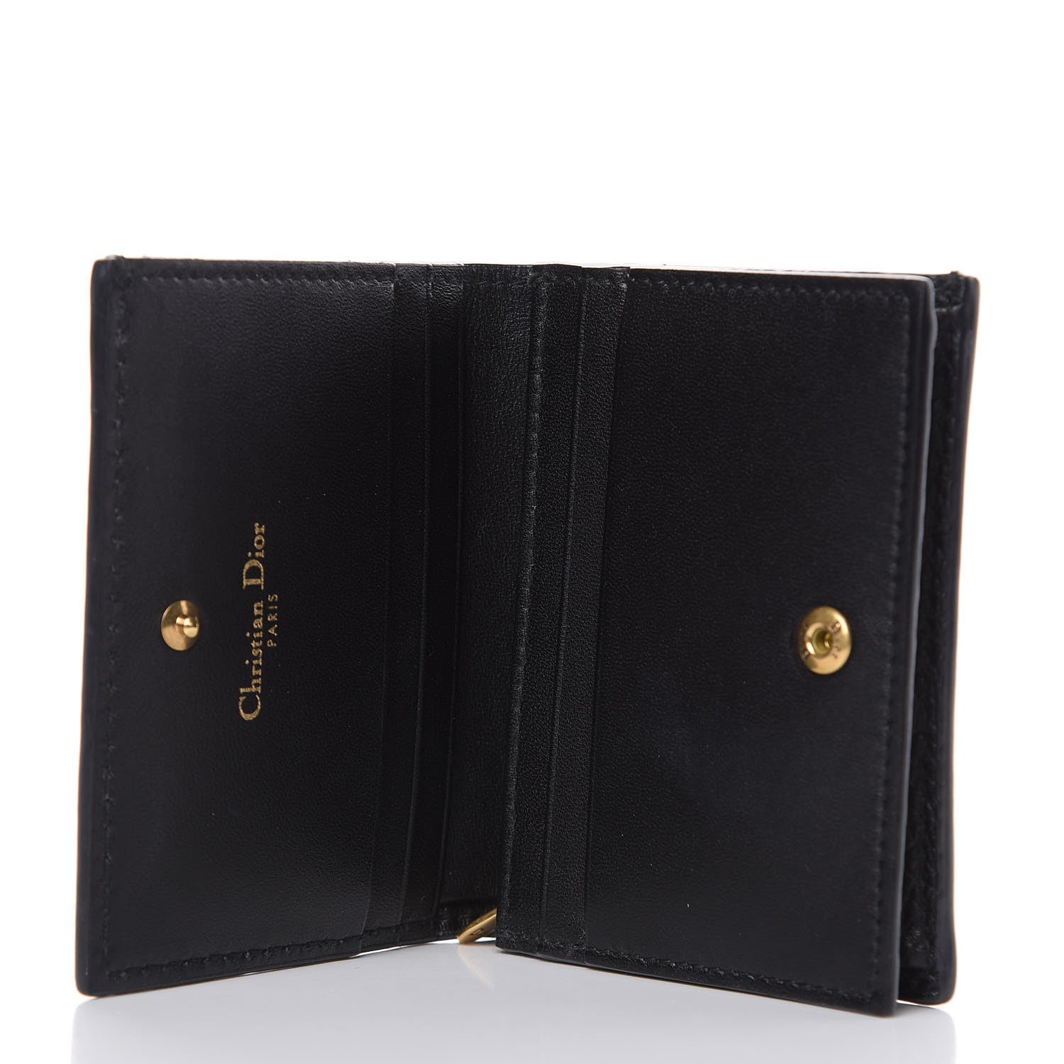 Christian Dior Calfskin DBee Wallet Black 5 of 7