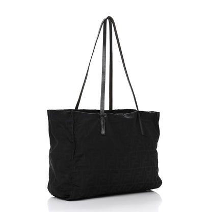 Fendi Zucca Tote Black 2 of 4