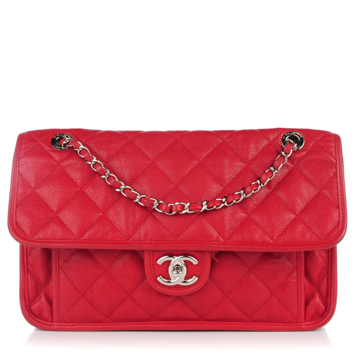 Caviar French Riviera Large Flap Red