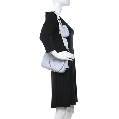 Prada Re-Nylon Saffiano Re-Edition 2005 Shoulder Bag Fiordaliso 2 of 14
